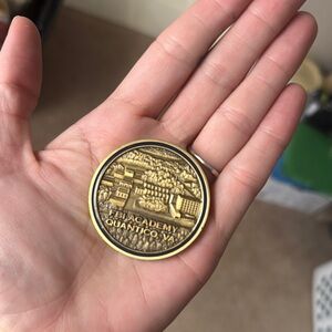 Gold FBI Academy Quantico VA Coin